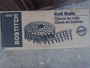 Bostich coil nails. 14000 4D ring shank. Unopened box. As shown.