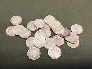 25 Silver Roosevelt Dimes