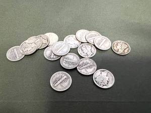 17 Mercury Dimes