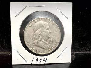 1954 D Franklin Half Dollar