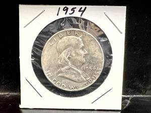 1954 D Franklin Half Dollar