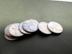 10 Canadian Silver Quarters