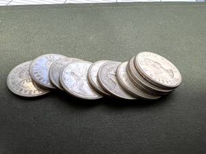 10 Canadian Silver Quarters
