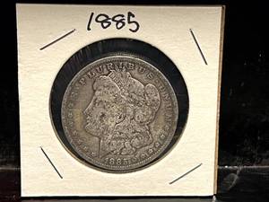 1885 O Morgan Dollar