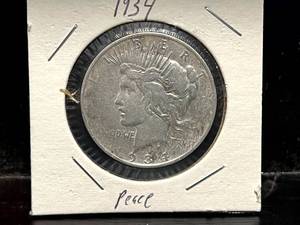 1934 D Peace Dollar