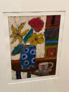 lot 37 image: Pair of Framed Artwork Pieces by Lee Phillips