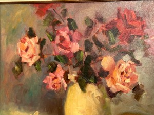 lot 42 image: Original Still Life Painting on Canvas