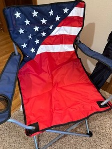 lot 44 image: Pair of Folding Camp  Stadium Chairs