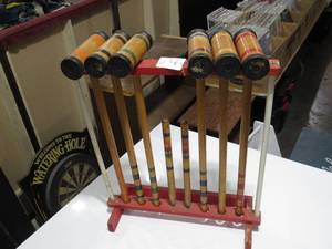 Wooden Croquet Set