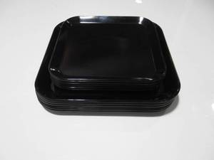 Room Essentials Square Salad Plates (5) & Dinner Plates (6)