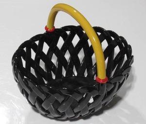 Dept. 56 Ceramic Basket - Tutti Frutti Collection