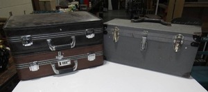 Three Vintage Toolboxes