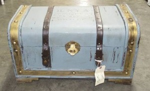 Distressed Decorative Trunk