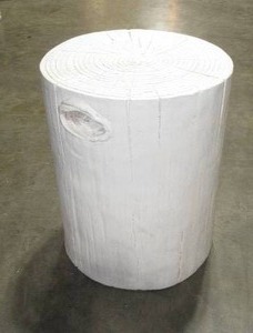 White Log Table or Seat