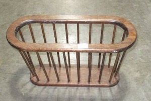 Wooden MagazineNewspaper Rack