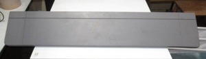 Gray Shelf w Five Coat Hooks