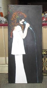 Canvas Singer Painting