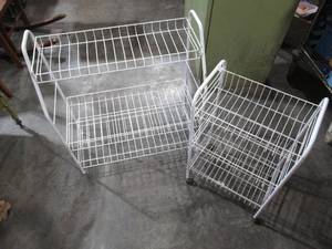 Two Wire Metal Shelves