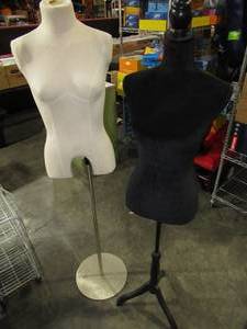 Two Mannequins with Stands