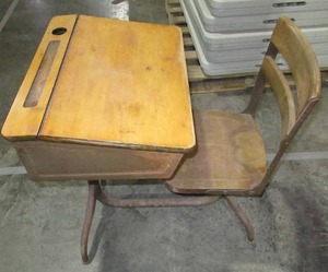 Vintage Lift Top Desk