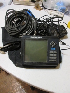 lot 127 image: LOWERANCE X75 DISH FINDER