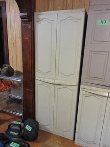 lot 150 image: 2 DOOR STORAGE CABINET