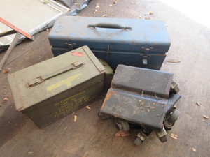 lot 193 image: AMMO BOX , FLOOR DOLLIES AND MORE