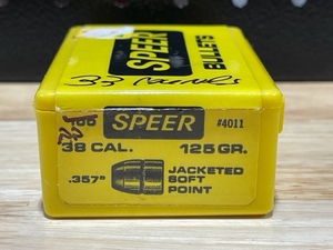 Speer .357 Jacketed Hollow Point Bullets