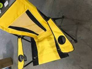 Kijaro XXL Izamal Yellow Dual Lock Chair  Customer Returns See Pictures