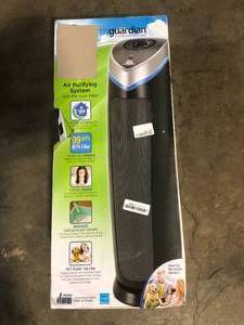 GermGuardian  5-in-1 Air Purifier with True HEPA filter, UV Sanitizer for Medium Rooms up to 189 Sq Ft, Black Customer returns Review all pictures