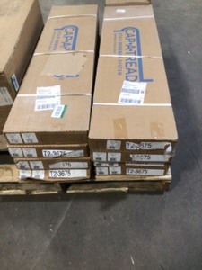 Lot of 8 cases Cap A Tread Trail Oak 47 in. L x 12.15 in. W x 2.28 in. T Vinyl Stair Tread Cover Adhesive Costumer returns see Pics