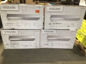 Lot of Vissani  Under Cabinet Range Hood Costumer returns See Pics