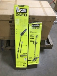 Lot of RYOBI Outdoor tools