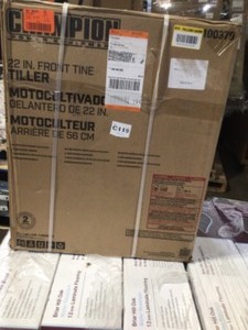 Champion 22 In. 212cc 4 Stroke Gas Dual Rotating Front Tine Tiller Fwd & Reverse