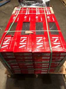 lot 3 image: 32 Boxes of  A&A Surfaces Alton Ozark Valley 7.7 in. W x 48 in. L Hybrid Resilient Waterproof Rigid Plank Flooring (17.96 sq. ft.case) Customer Returns See Pictures
