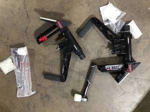 lot 30 image: Lot of 2 Husky Pneumatic 3-in-1 15.5-Gauge and 16-Gauge 2 in. Flooring Nailer and Stapler with Quick Jam Release Customer Returns See Pictures