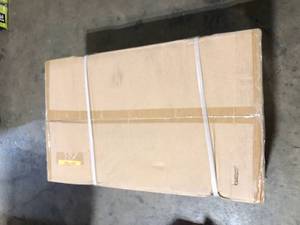lot 33 image: Husky Ready-to-Assemble 24-Gauge Steel 2-Door Garage Base Cabinet in Red (28 in. W x 32.8 in. H x 18.3 in. D)  Customer Returns See Pictures