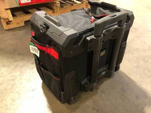 lot 8 image: Husky 19 in. Stavk Rolling Tool Tote  Customer Returns See Pictures