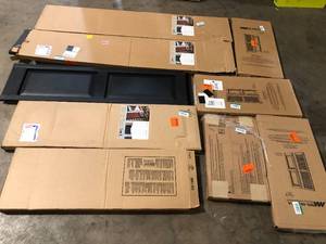 lot 44 image: Lot of Assorted Window Shutters   Customer Returns See Pictures