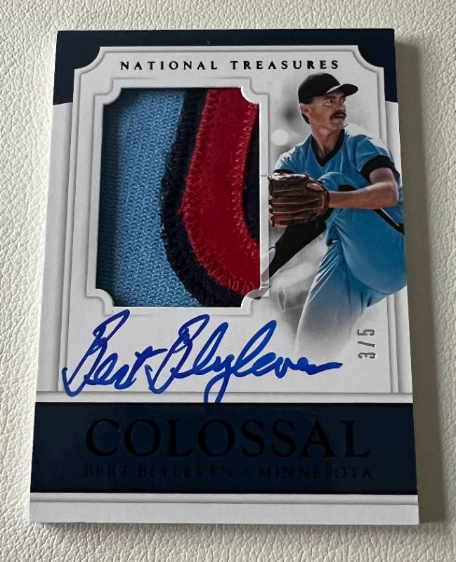 2019 Topps Tribute Bert Blyleven #HOF-BB Hall of Fame Auto Tribute -  Minnesota