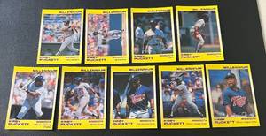 lot 25 image: Kirby Puckett 1991 Millennium Set, Rare numbered 586 of 1,000 9 Card Set - Minnesota Twins Baseball