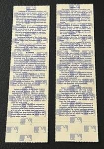lot 29 image: 1987 Minnesota Twins ALCS Tickets (2) - Baseball