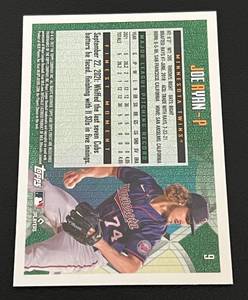 lot 54 image: Joe Ryan RC 2022 Topps Finest #9 Rookie Minnesota Twins Baseball Card