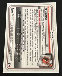 lot 81 image: Adley Rutschman Refractor 2020 Bowman Chrome #BD-154 Baseball Card
