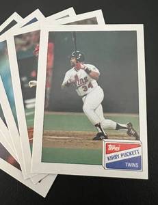 lot 125 image: 1988 Topps Bazooka Complete 22 Card Mini Insert Baseball Card Set