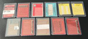 lot 129 image: Pete Rose 11 Card Lot 1980-1989 Topps, Donruss, Fleer