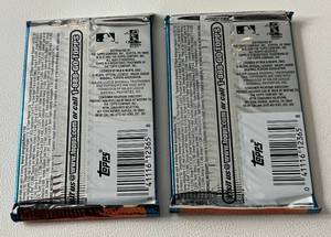 lot 142 image: 2002 Topps Baseball  Packs - Joe Mauer Rookie Card