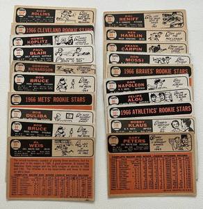 lot 146 image: 1966 Topps Baseball 20 Vintage Card Lot