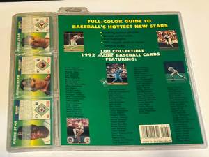 lot 271 image: 1991-92 Score Baseball 100 Hottest Rookies including Jeff Bagwell, Chuck Knoblauch, Ivan Rodriguez, Mo Vaughn, and Bernie Williams RCs