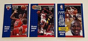 lot 286 image: 1991 Fleer Basketball Complete Set - with Michael Jordan Cards